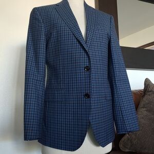 Ted Baker Endurance Wool Jay Plaid Blazer Two Button Sport Coat Jacket Mens